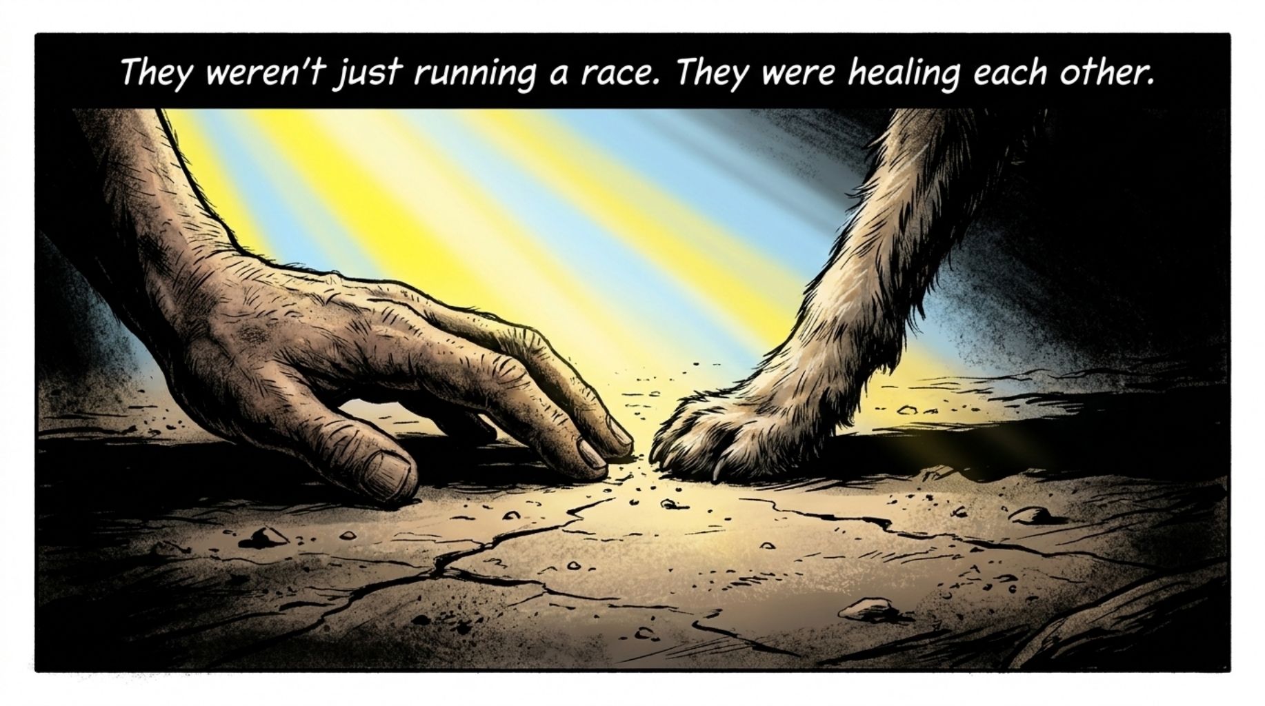 a man and a stray dog story of rescue