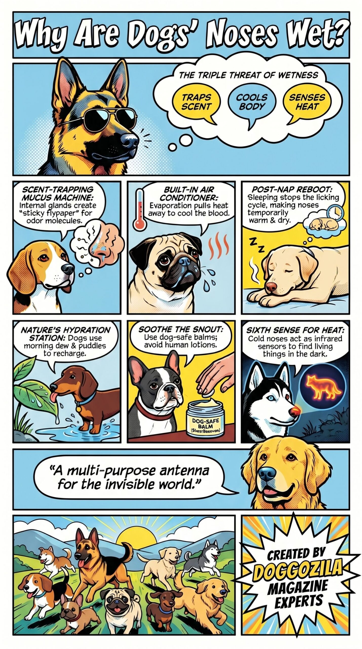 Why Are Dogs Noses Wet