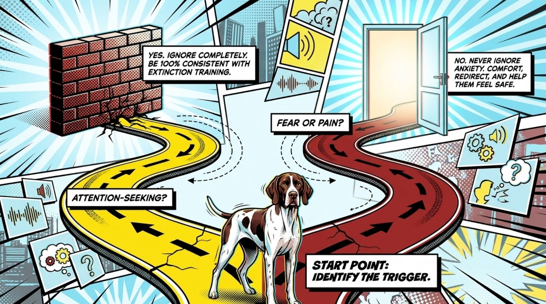 how to identify why do dogs bark at nothing