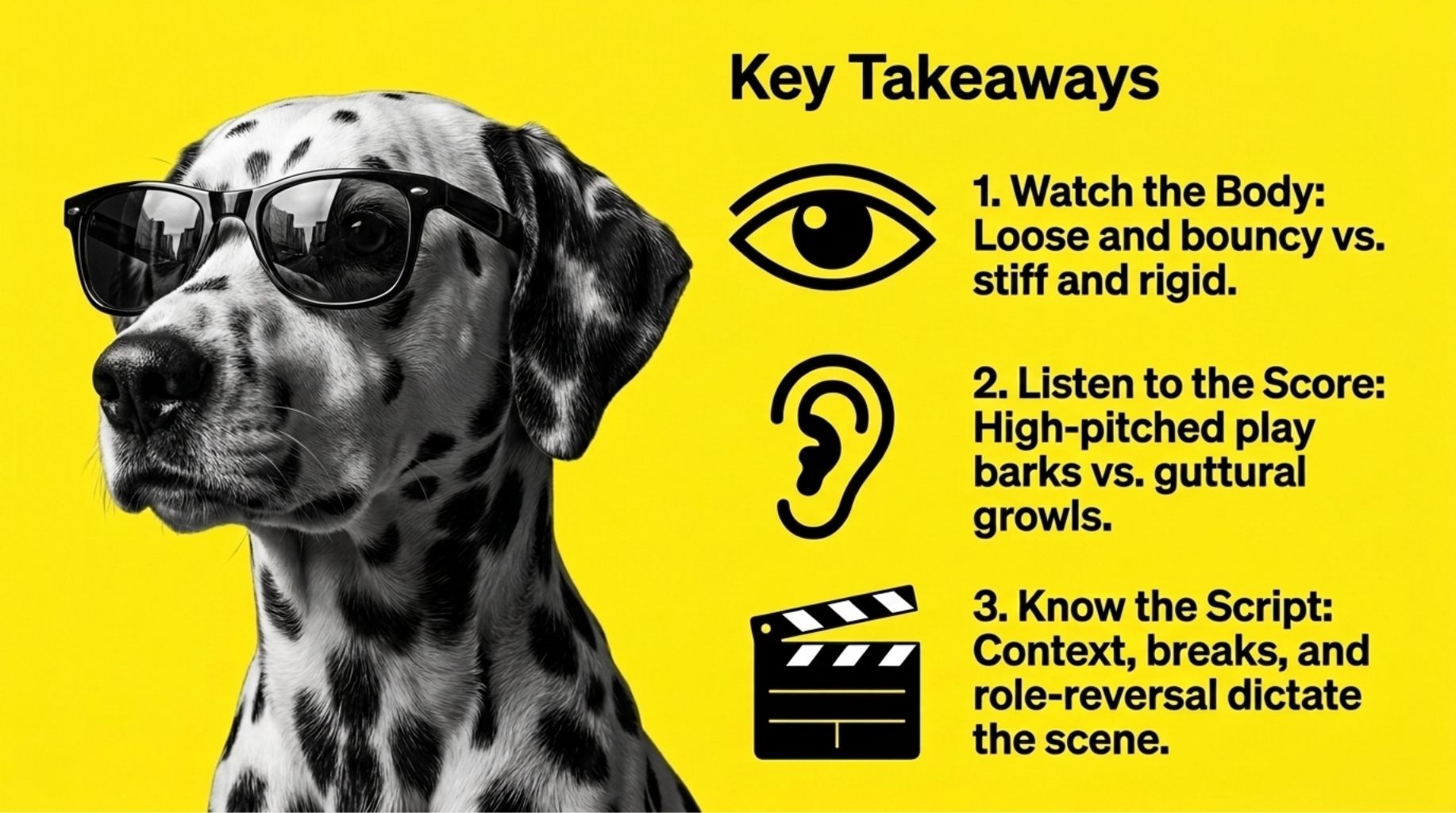 key takeaways of dog body language
