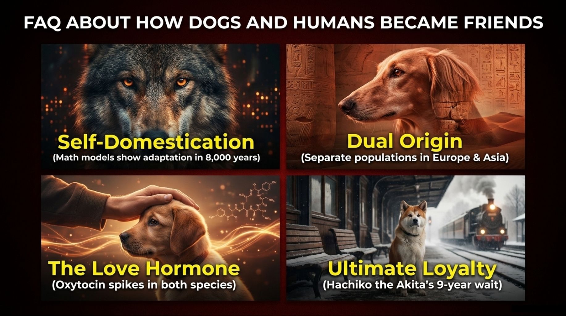 FAQ ABOUT HOW DOGS AND HUMANS BECAME FRIENDS