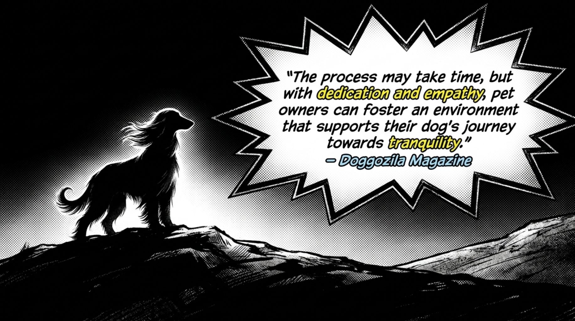 quote about how to calm your dog