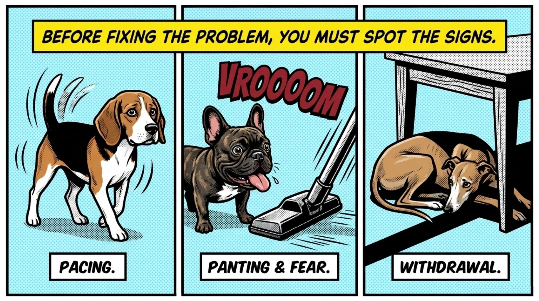 signs of an anxious dog