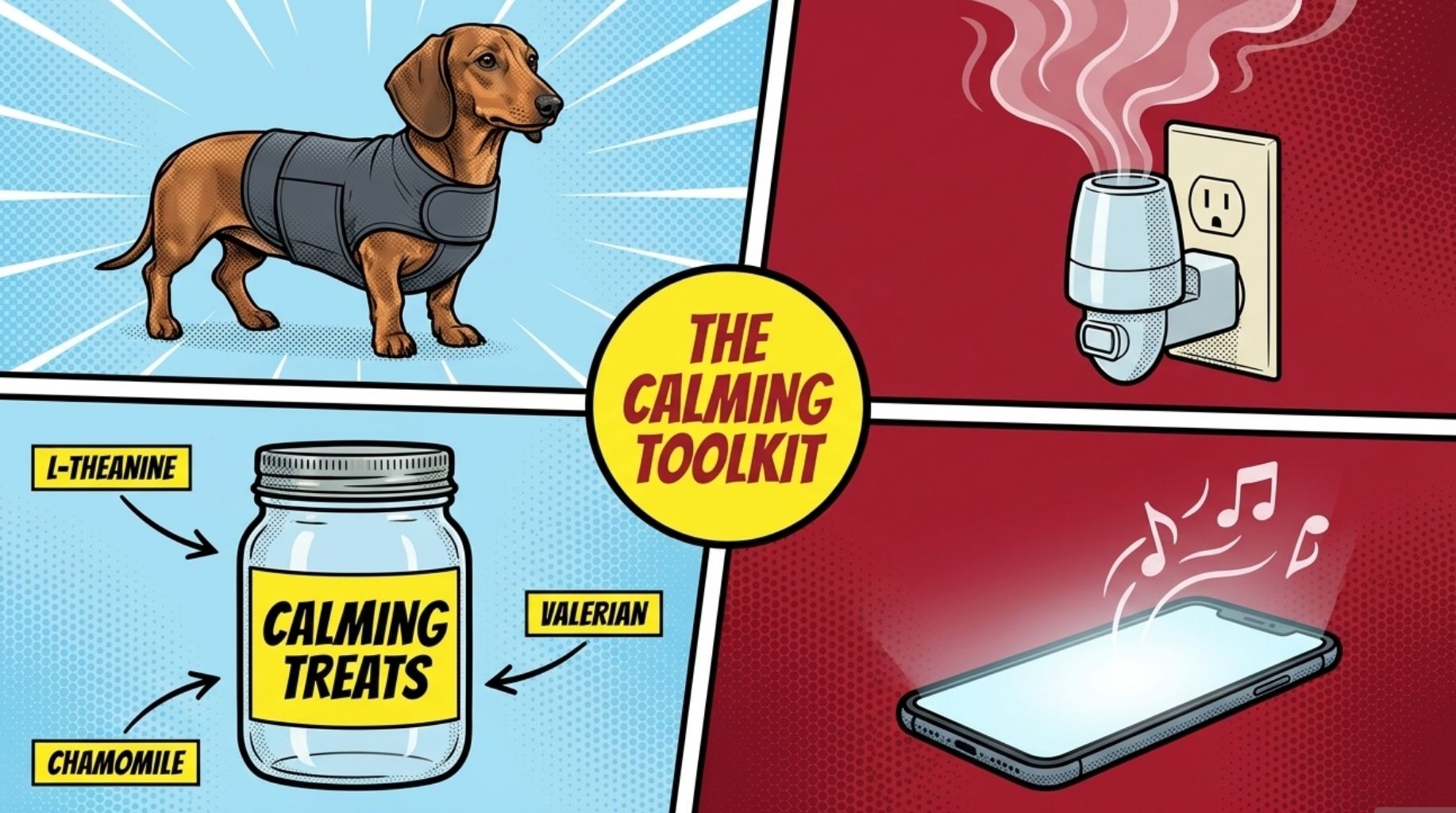 calming toolkit to calm a dog down instantly