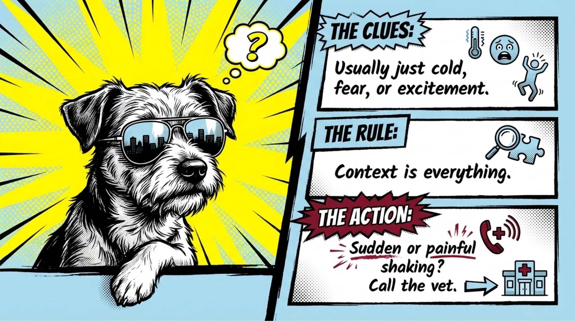 key takeaways about dog shaking