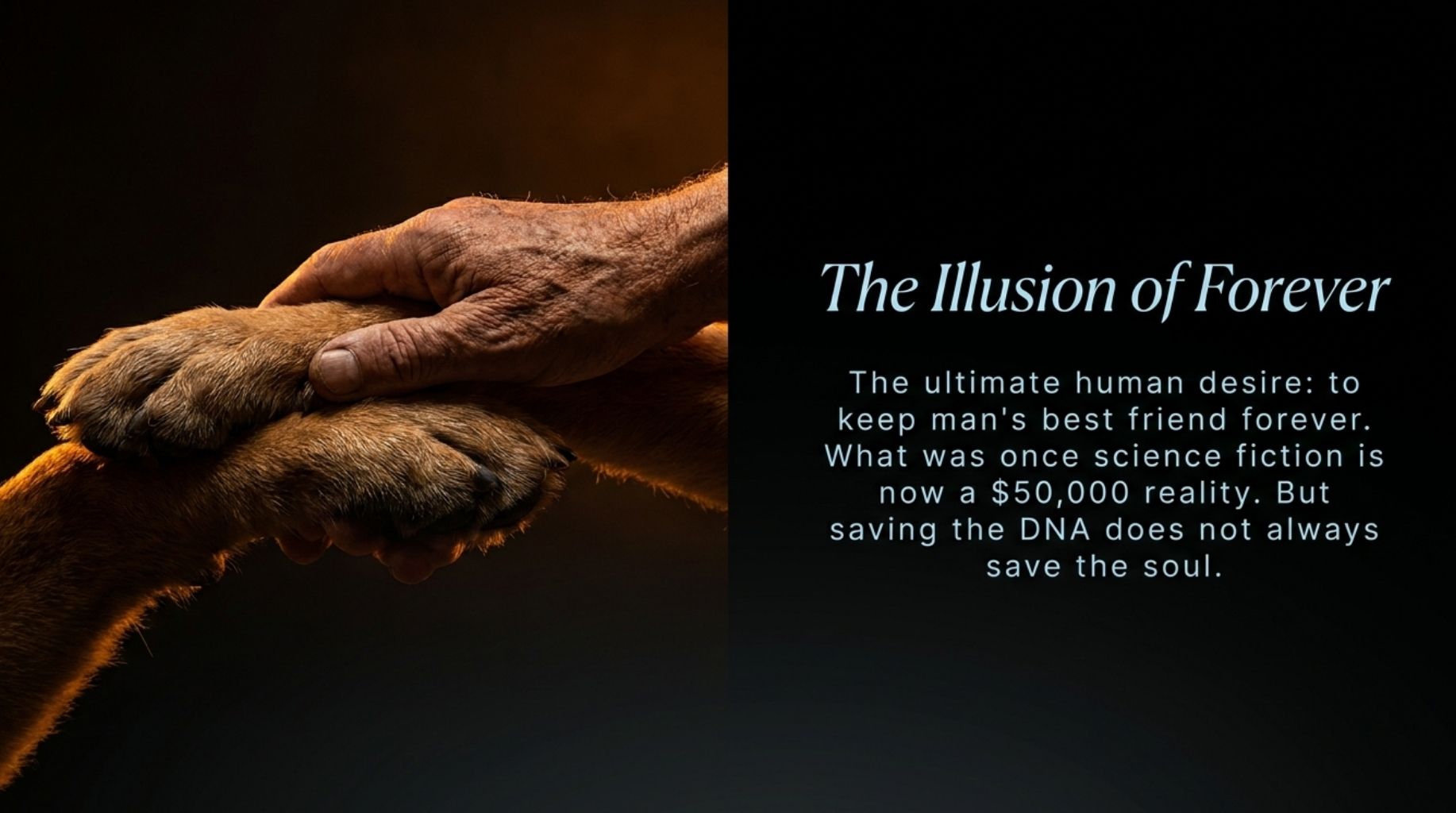 the illusion of forever in the world of dog cloning