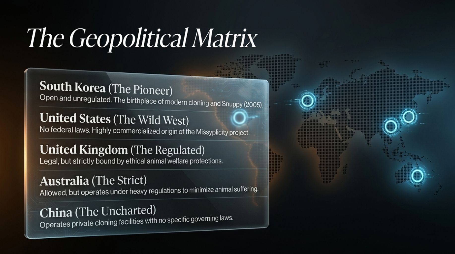 geopolitical cloning dogs world