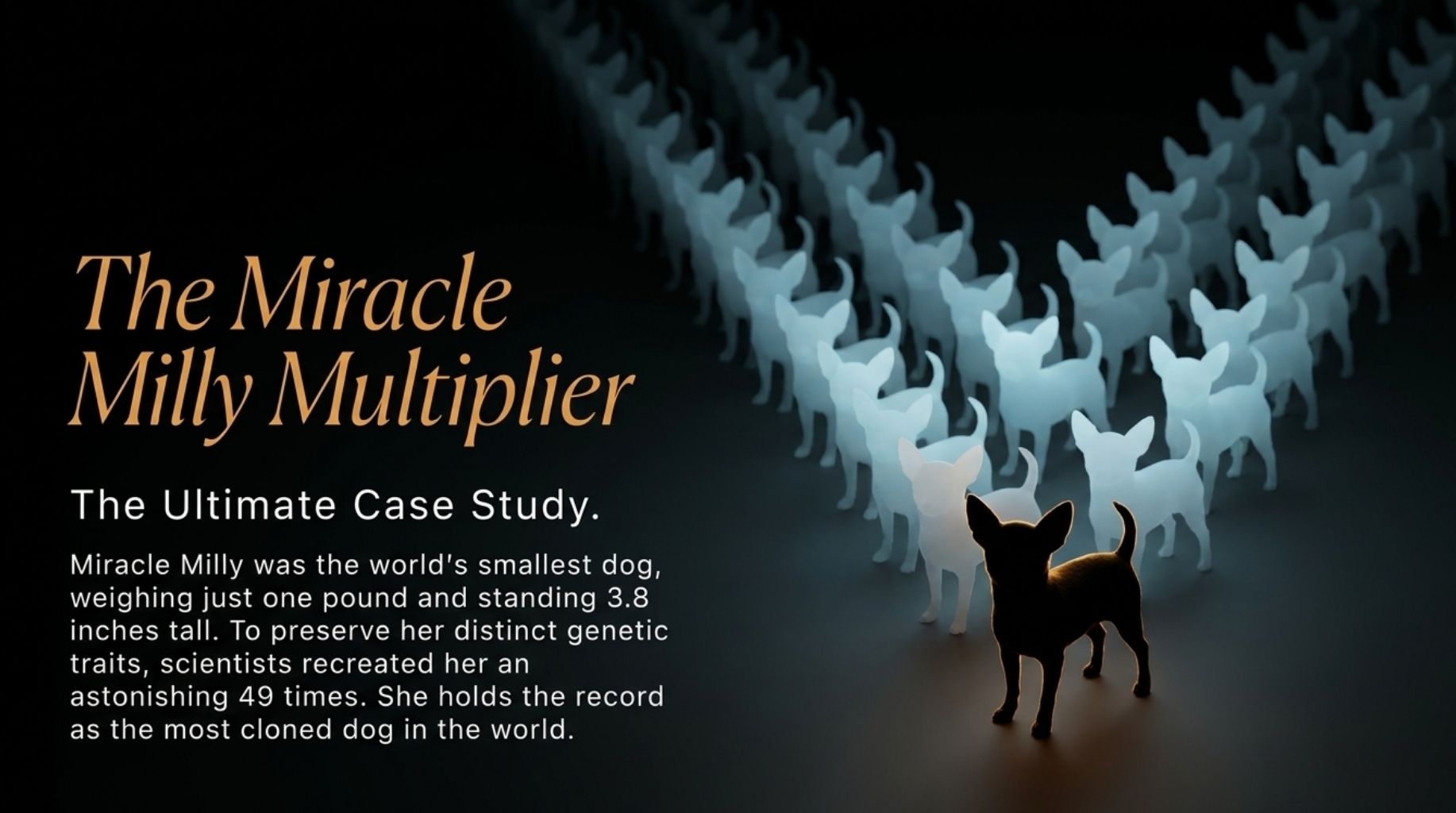 The miracle of Milly Multiplier