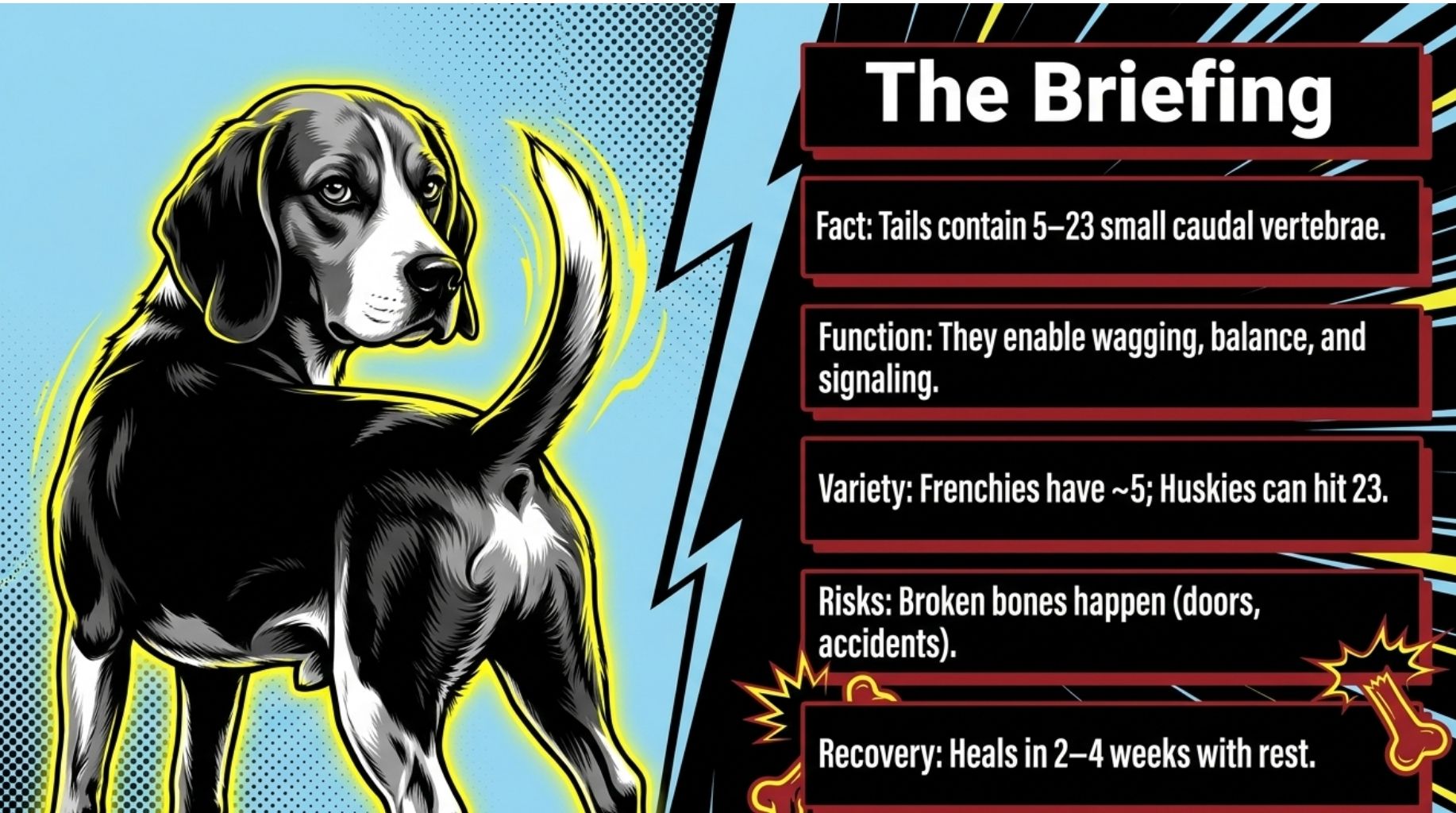 key takeaways about the bones in your dog tail