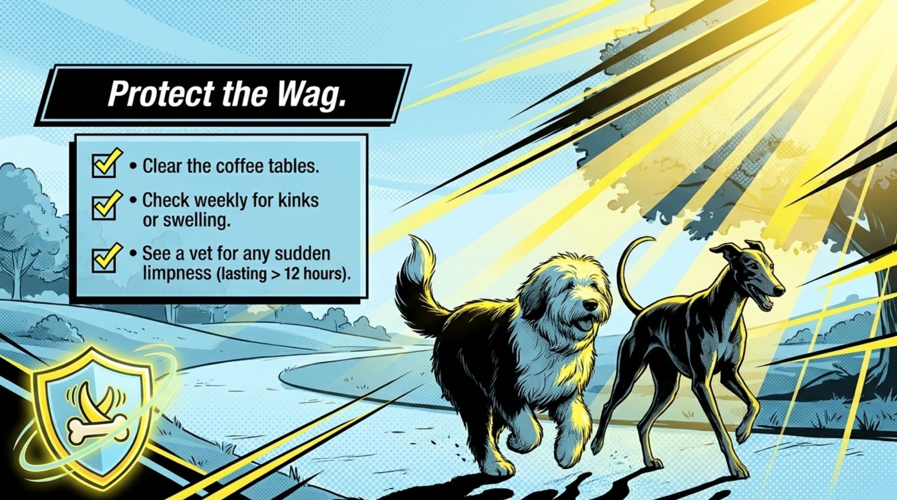 protect the bones in your dogs tails
