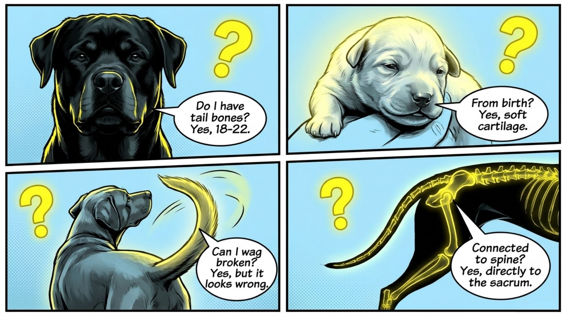 frequently asked questions about do dogs have bones in their tails