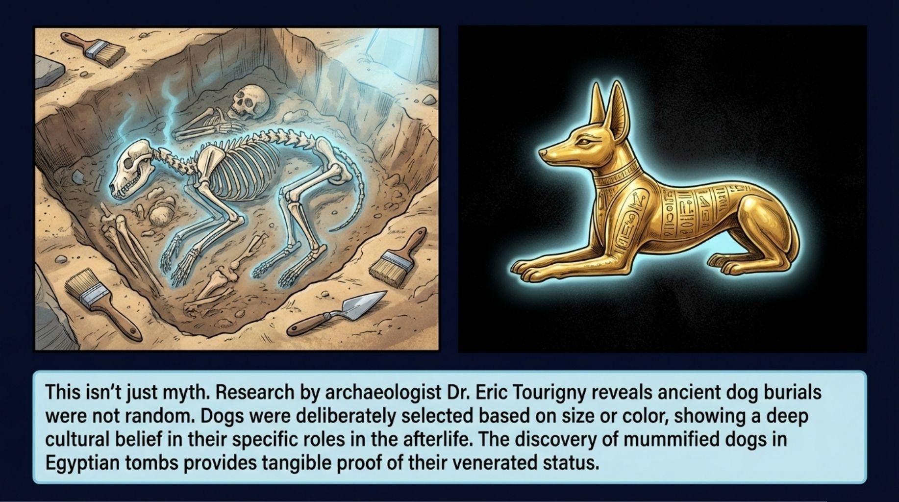 ancient dog burials