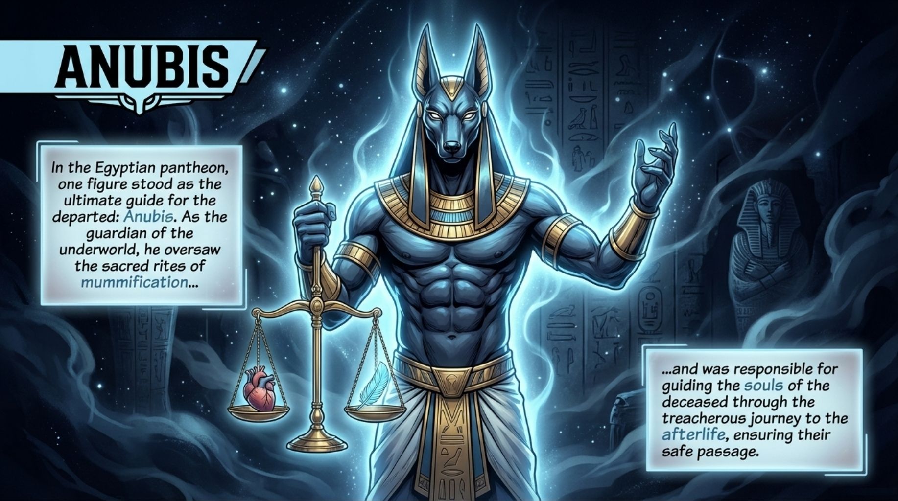 the Egyptian god Anubis