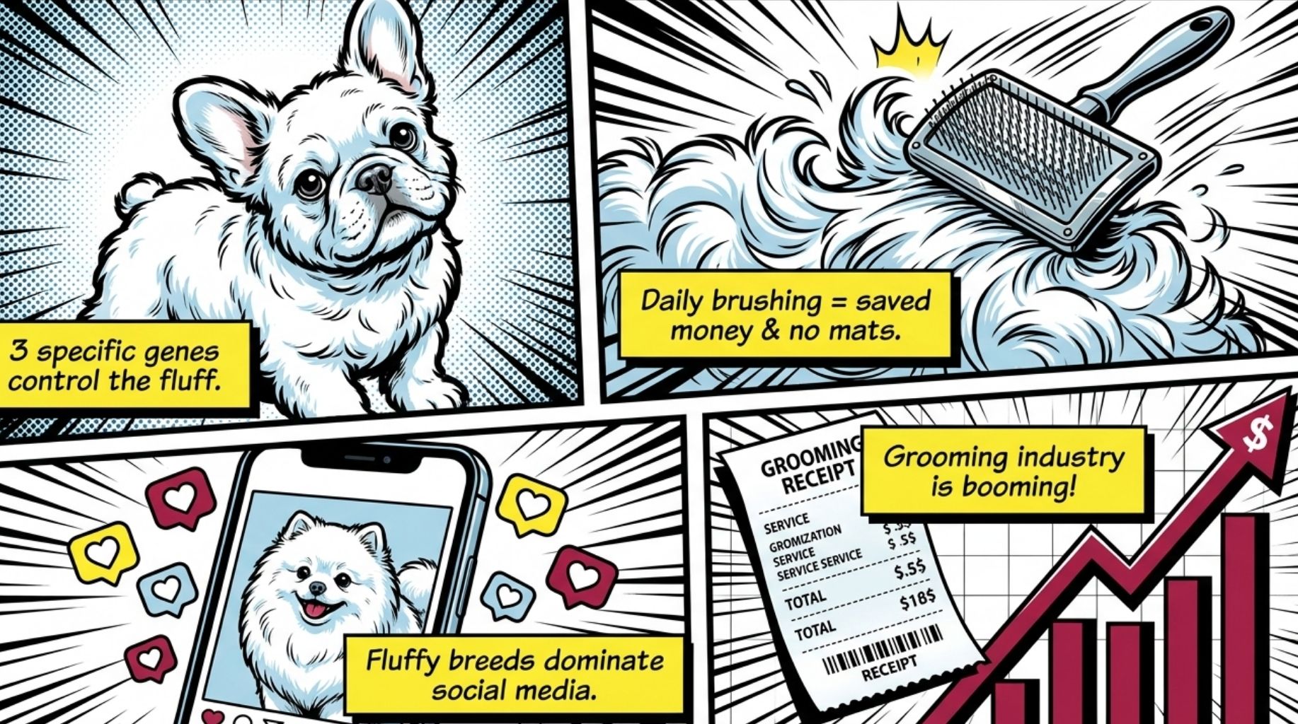 key takeaways about fluffy dogs