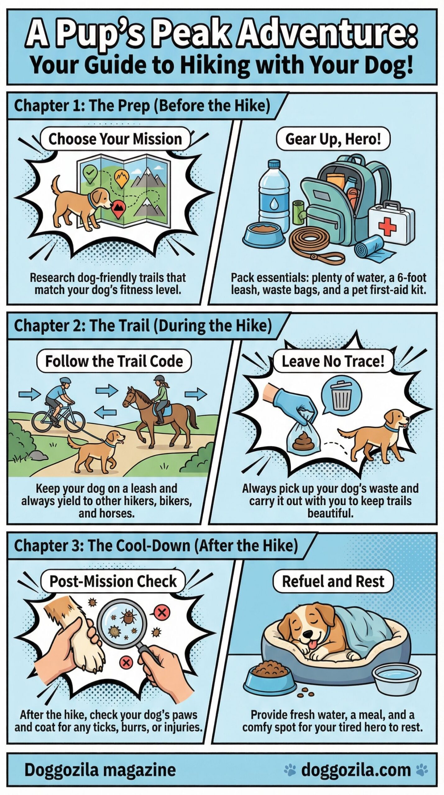hiking adventure with your dog