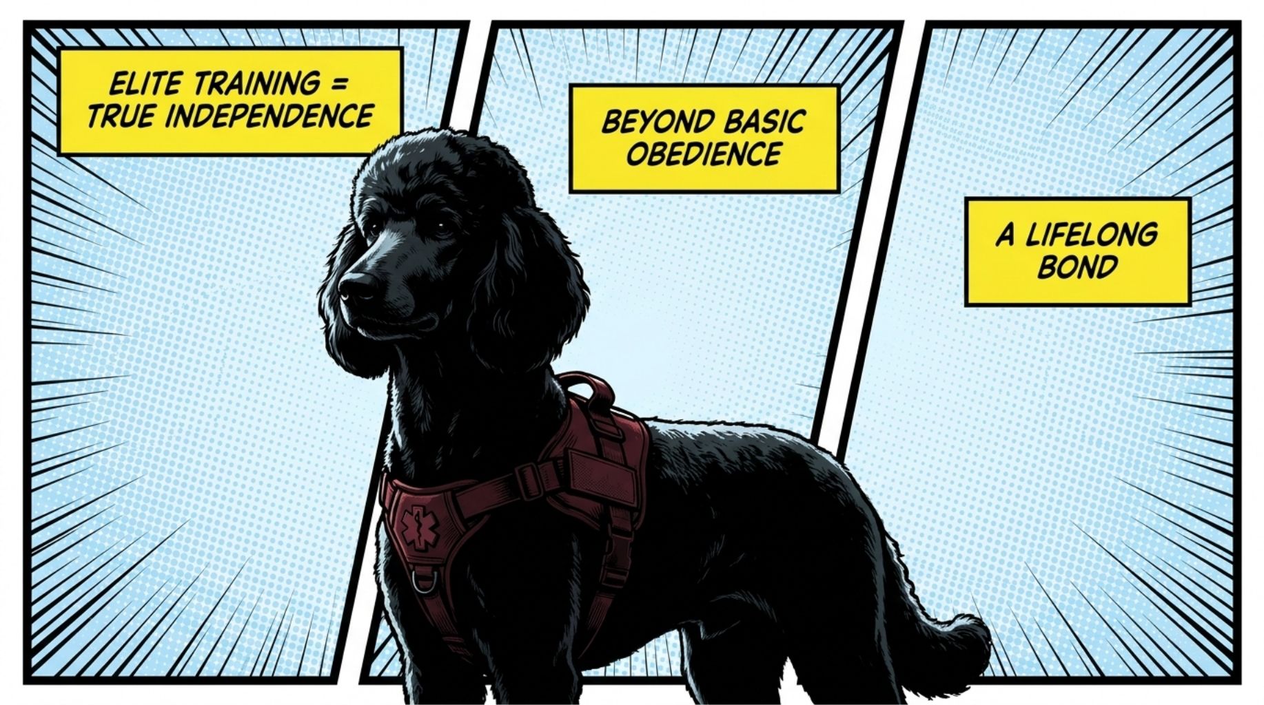 black poodle dog