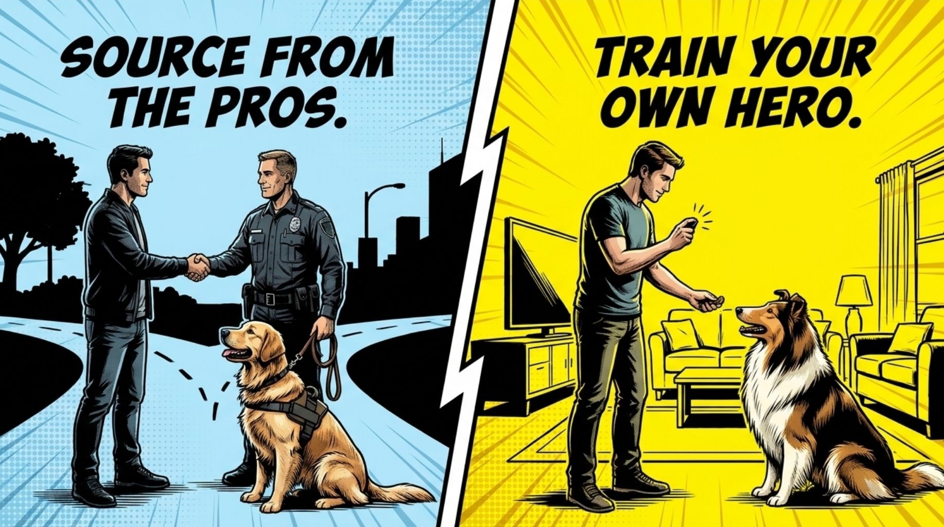 service dogs are heroes