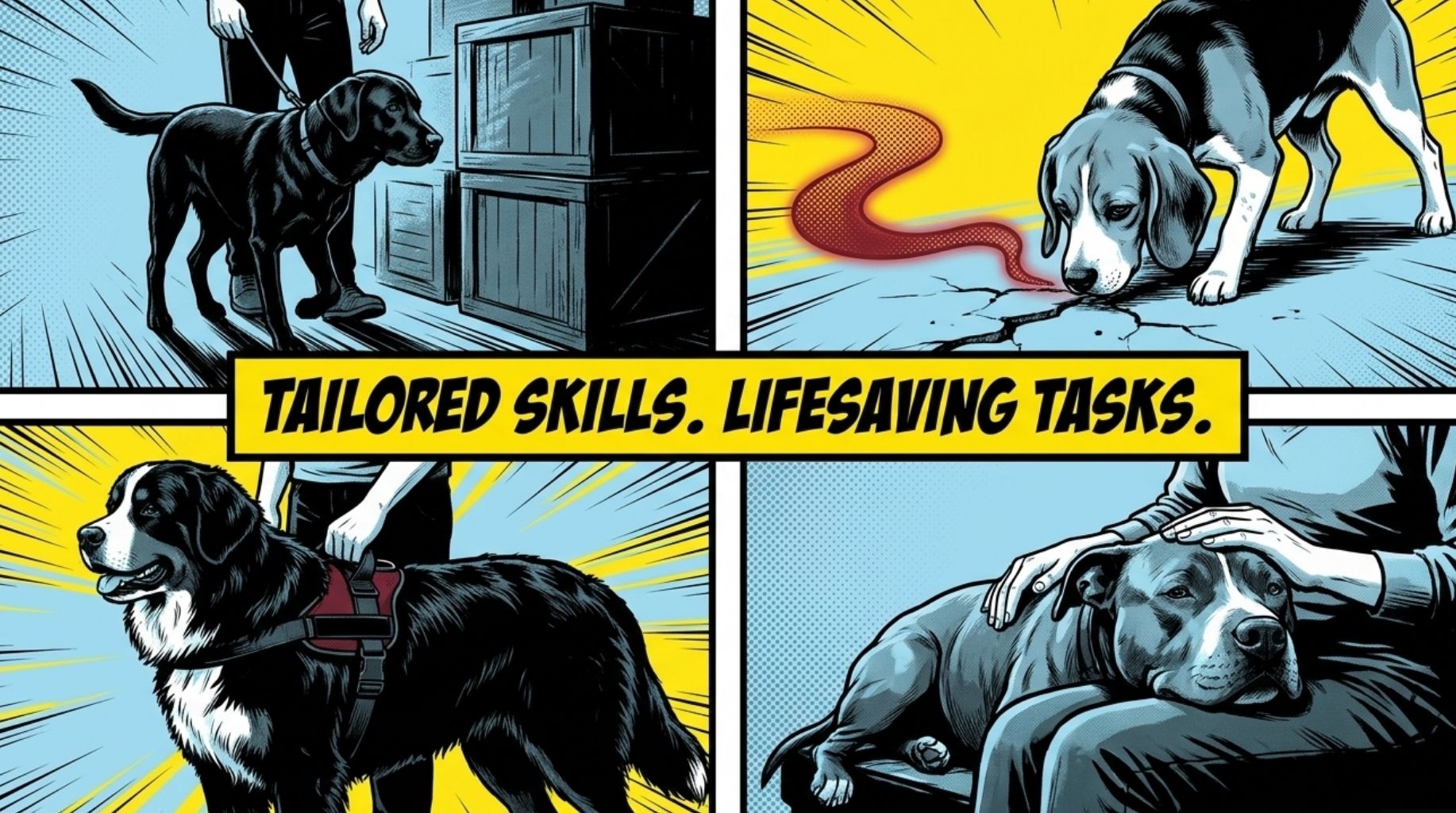 train your service dog for tailored skills