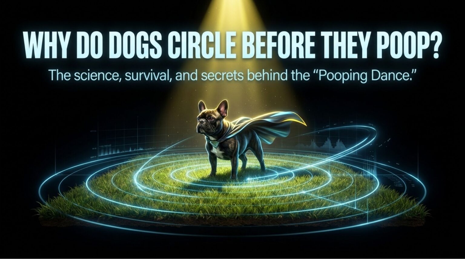 why do dogs circle and spin before they start to poop