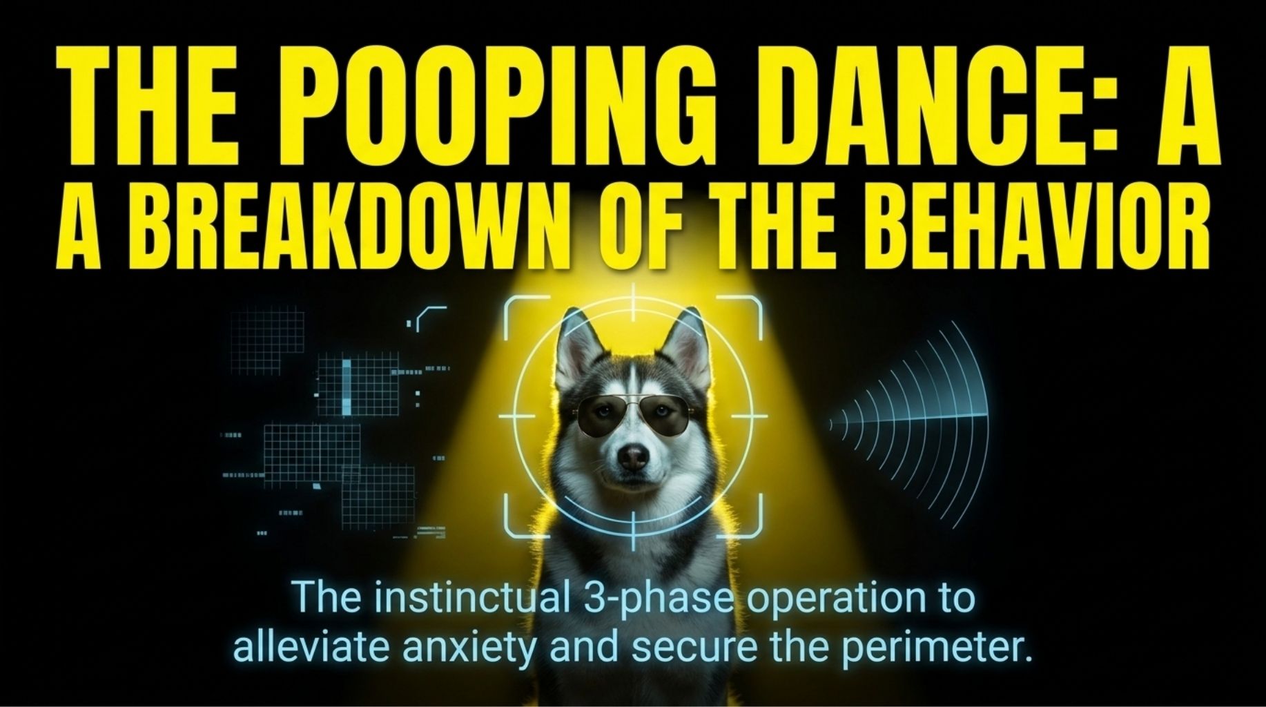 the dog pooping dance