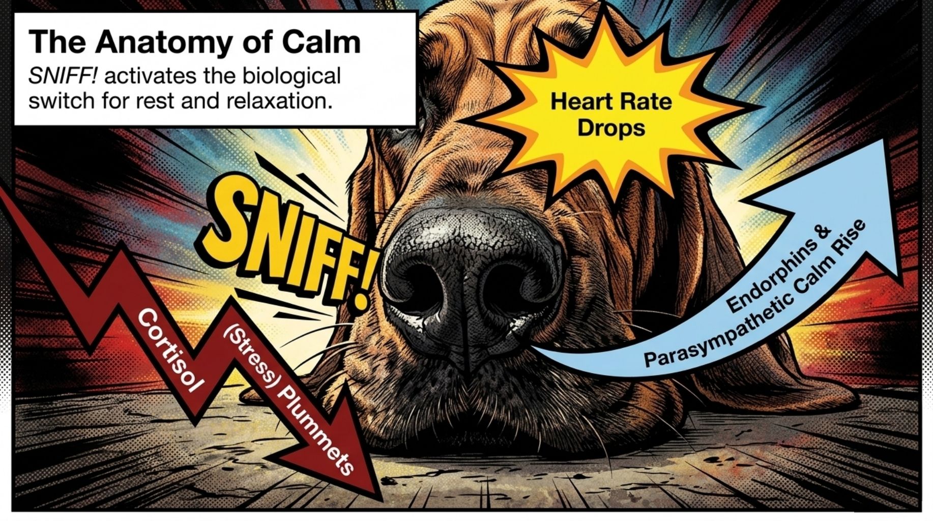 the anatomy of a calm dog