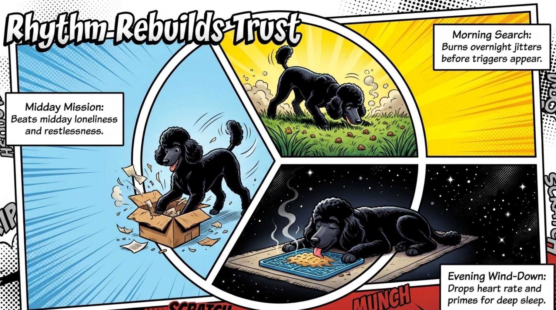 when to play the Brain Games with the Anxious Dogs