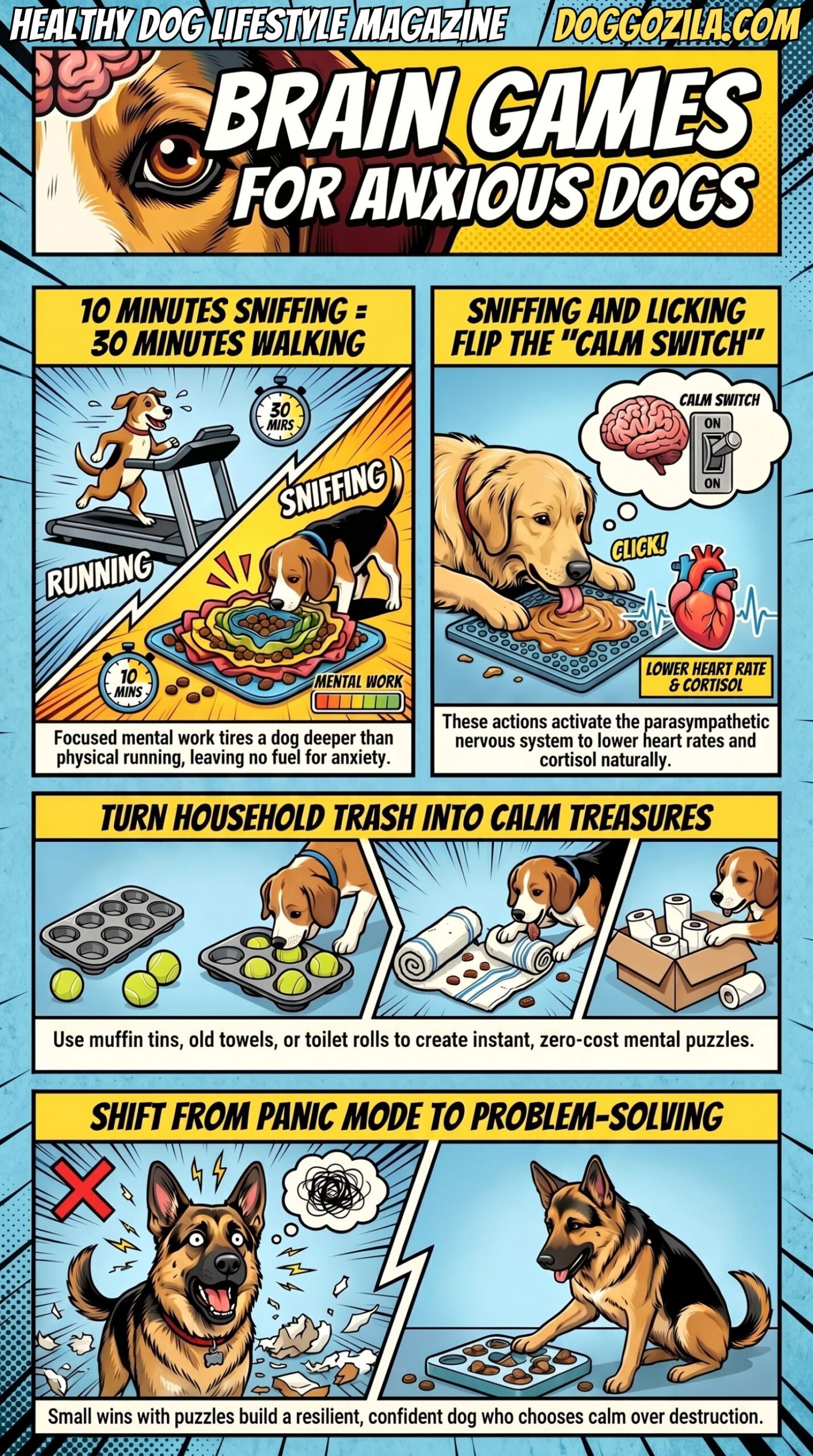 guide to Brain Games for Anxious Dogs
