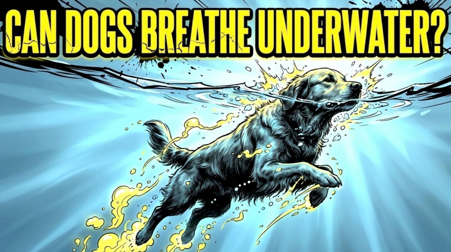 What Happens When Your Beautiful Dogs Breathe Underwater