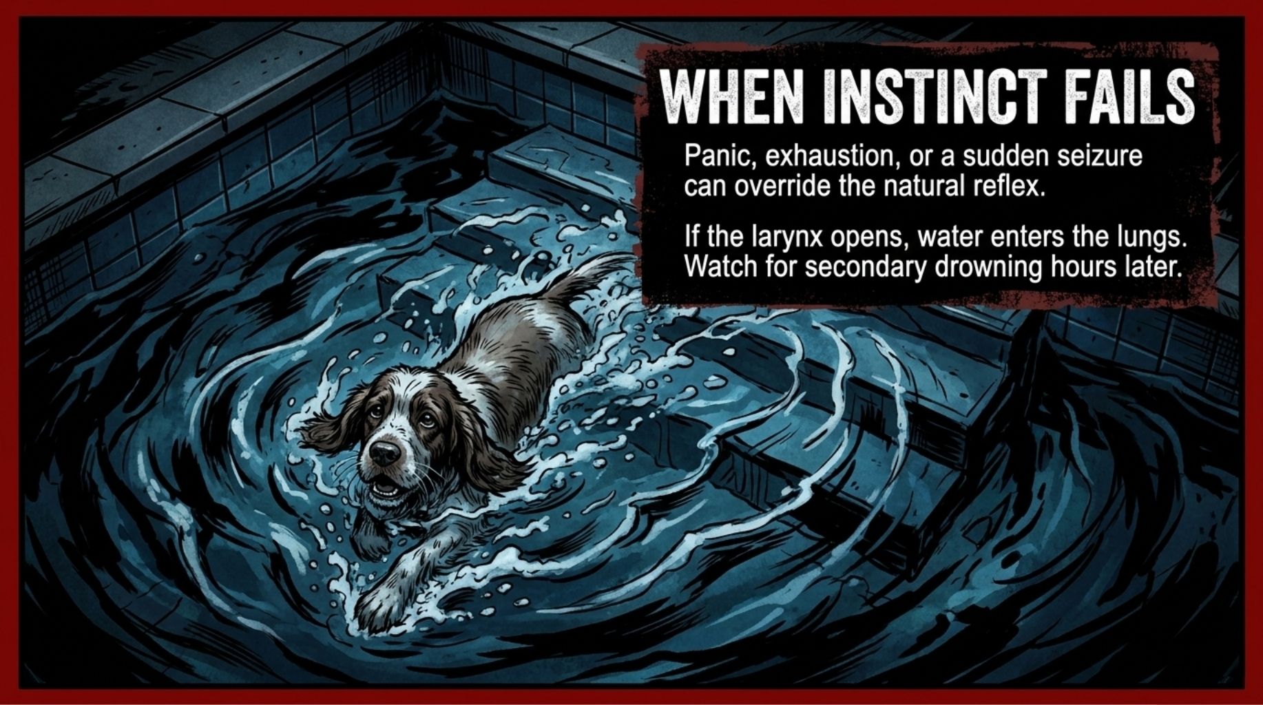 more about dog drowning