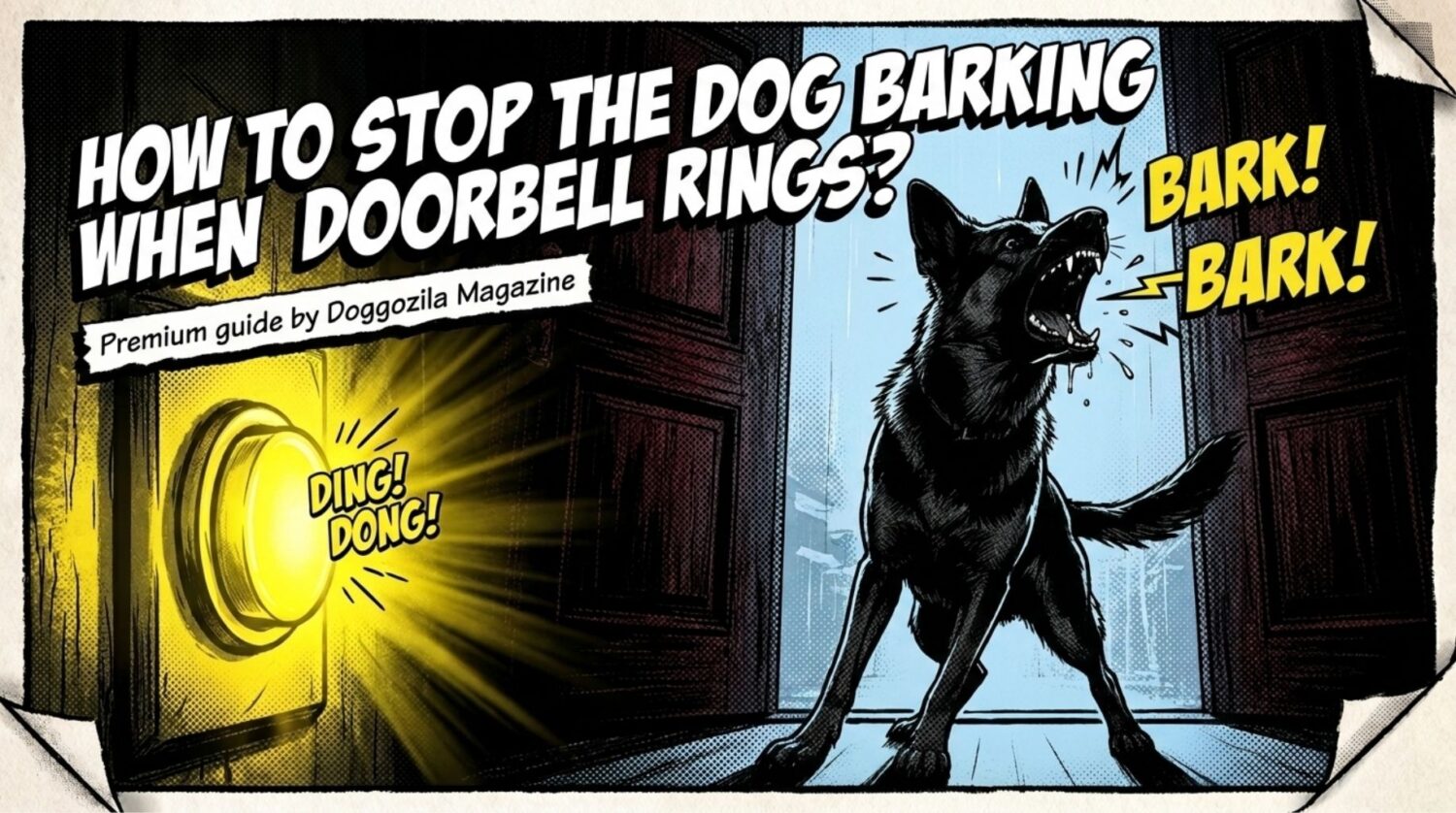 How To Stop The Dog Barking When Doorbell Rings?