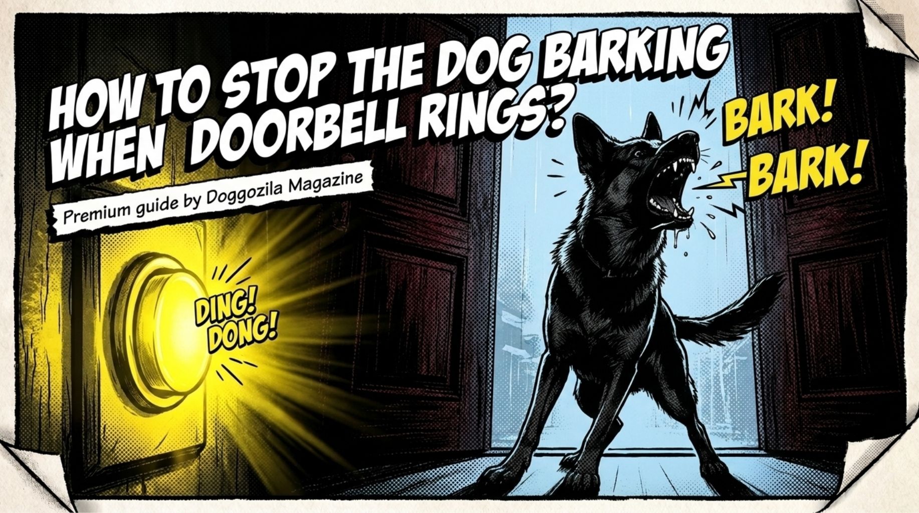 How To Stop The Dog Barking When Doorbell Rings?