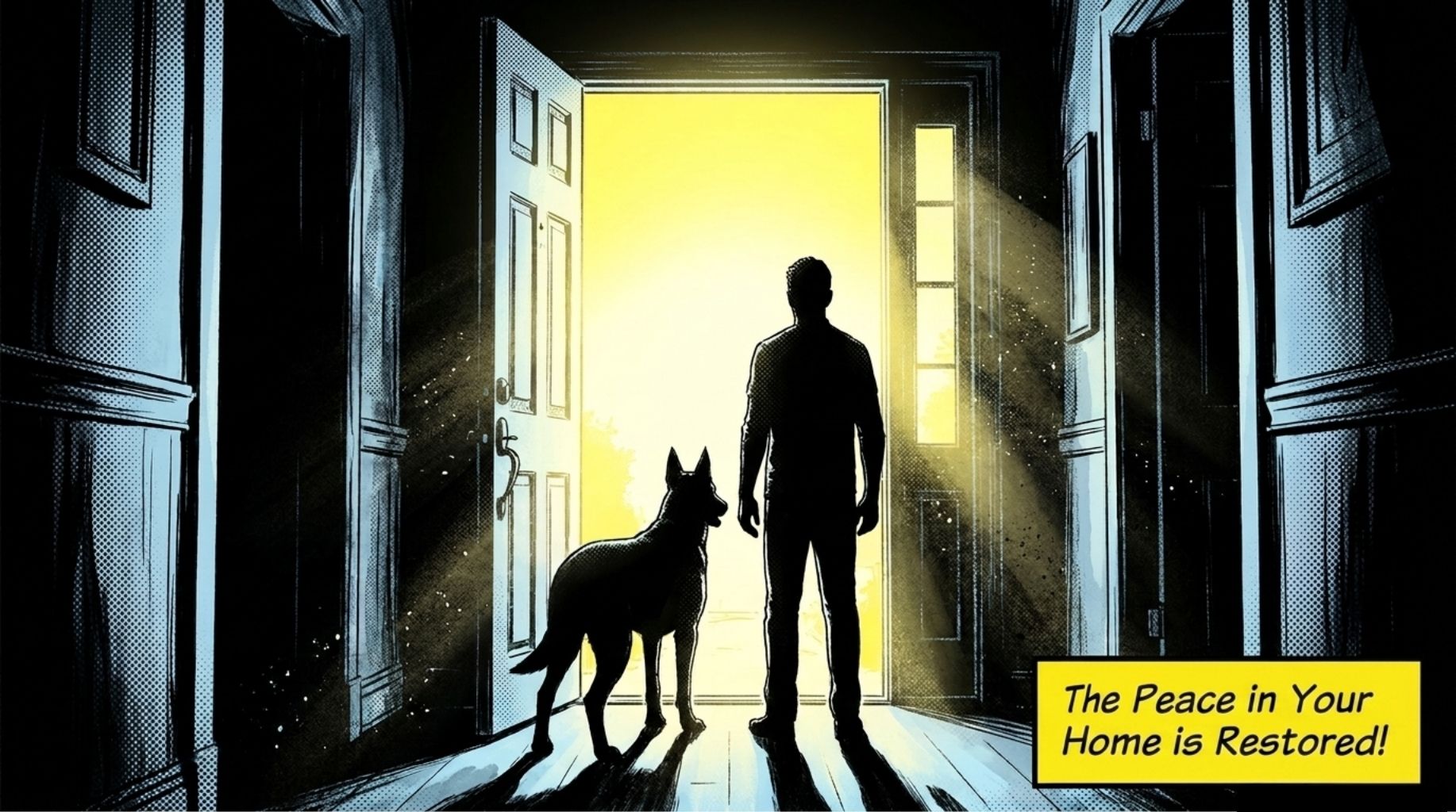 peaceful home with Doorbell Dog Etiquette