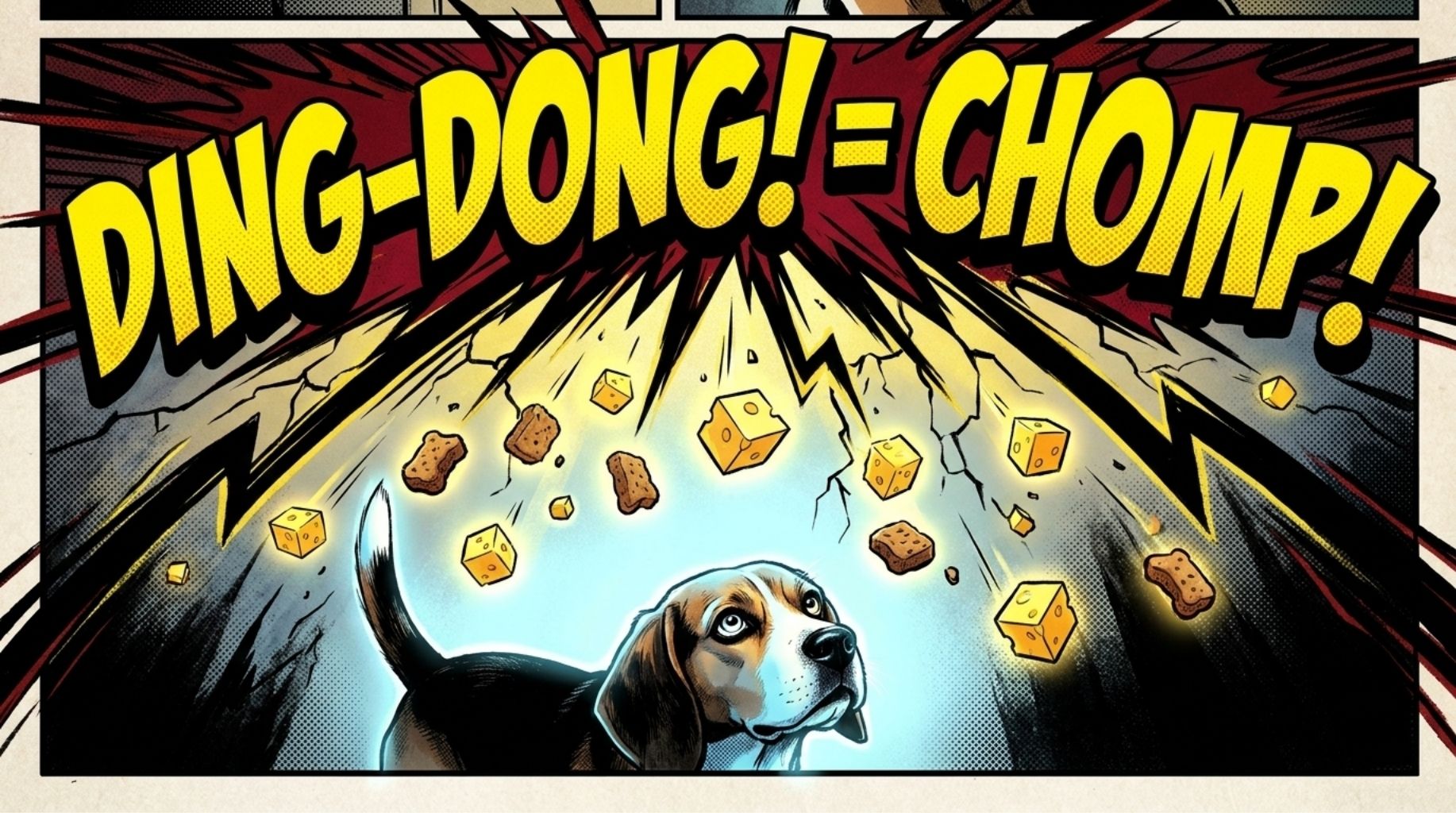 raining dog treats training for Doorbell Dog Etiquette