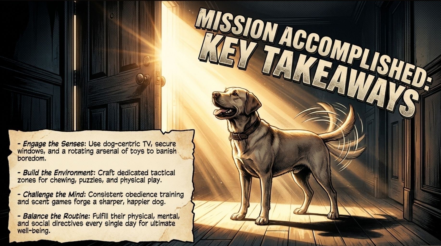 make an activity routines for your puppy
