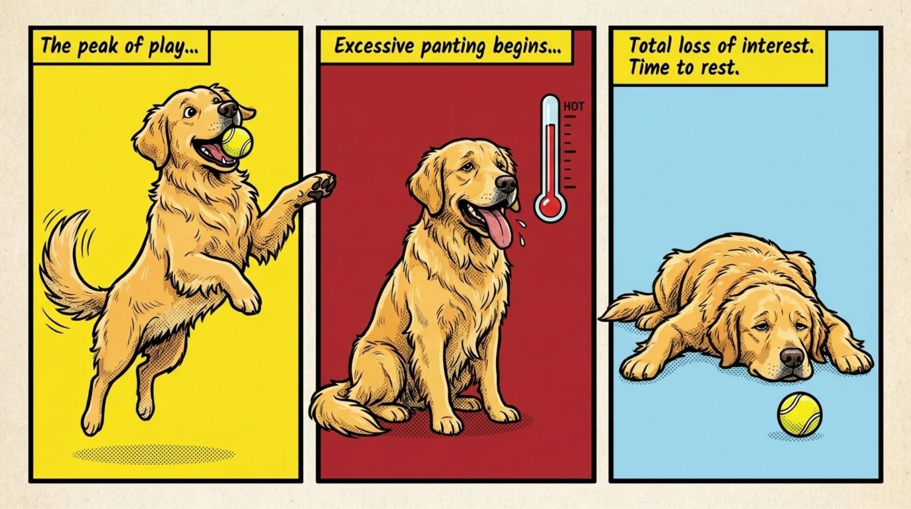 signs that your dog is tired