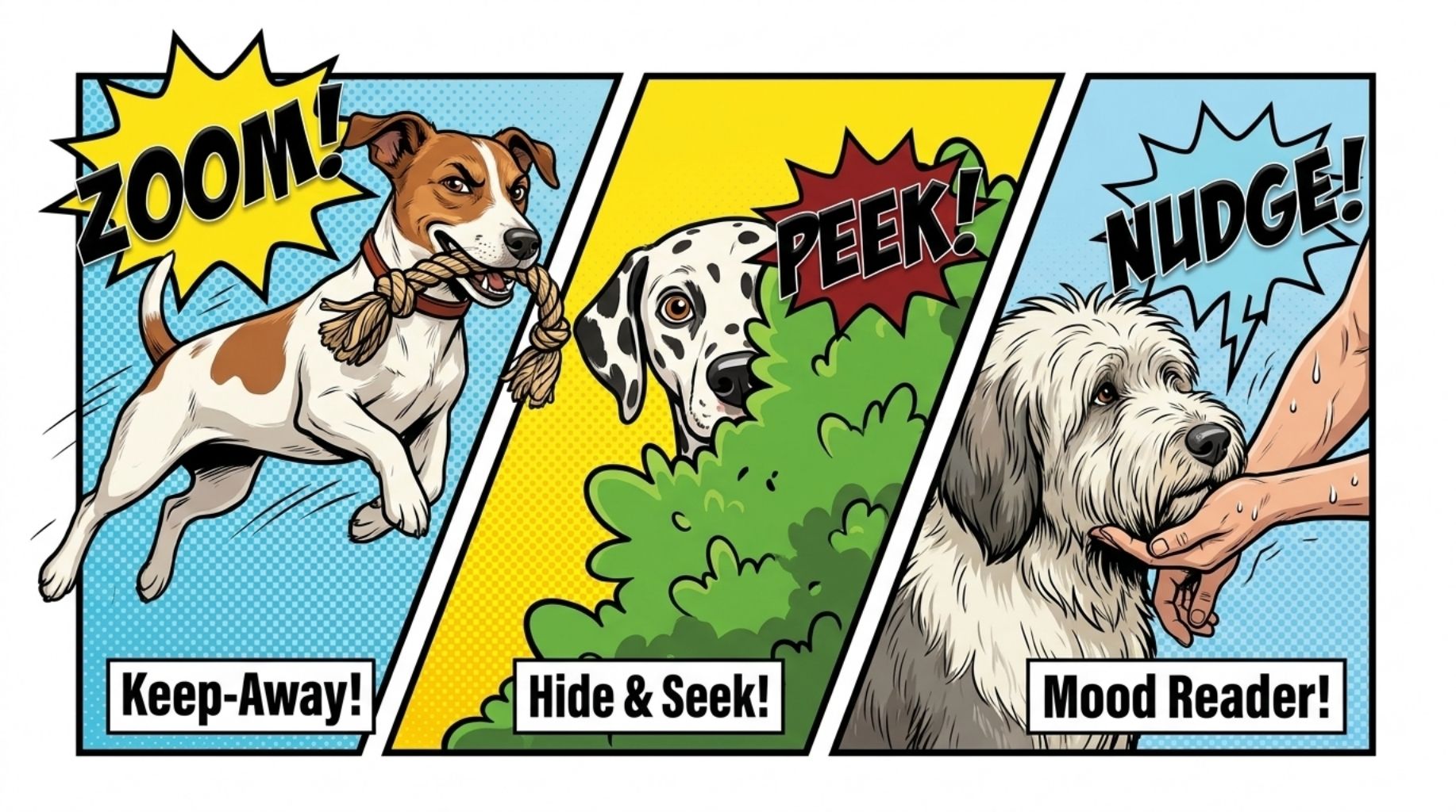 how dogs express their humor