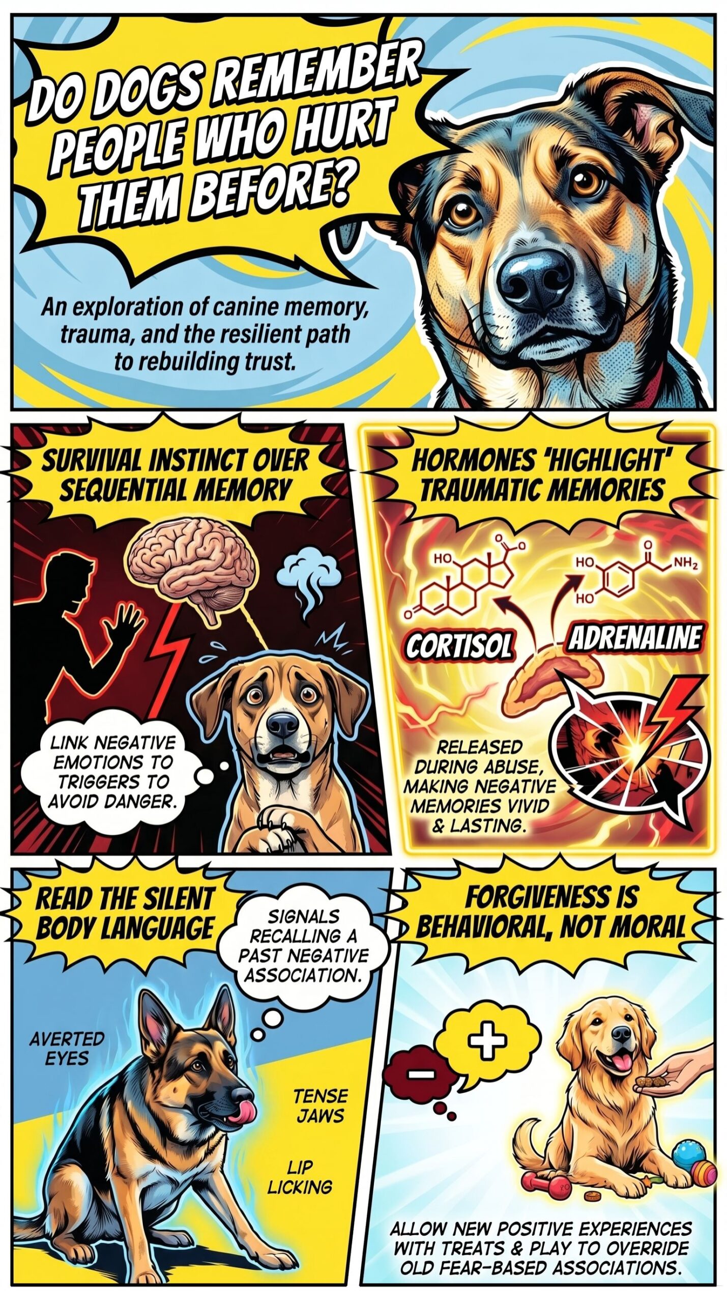 guide to how dogs remember the people who hurt them before