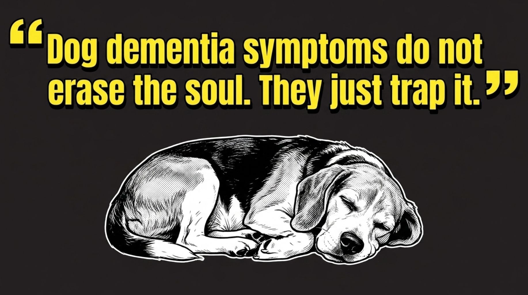 doggozila quote about dog dementia symptoms
