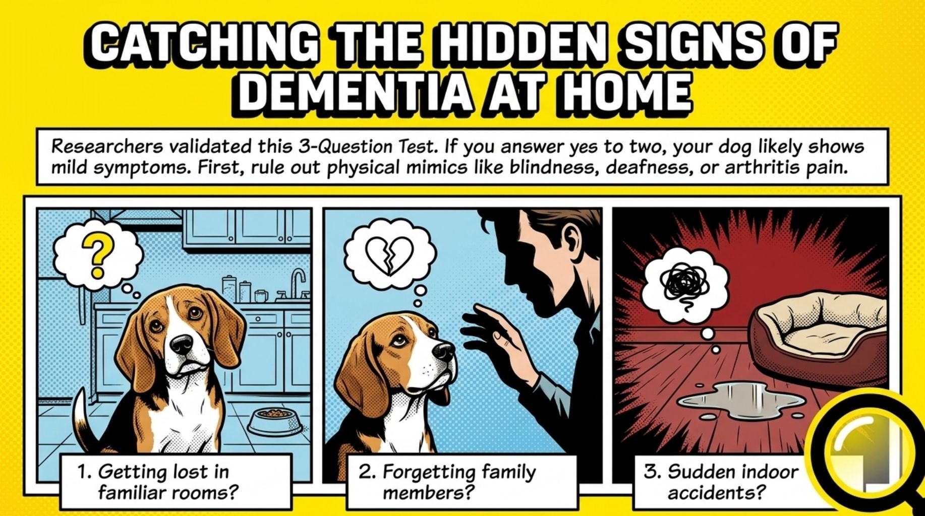 hidden signs of dog dementia symptoms at home