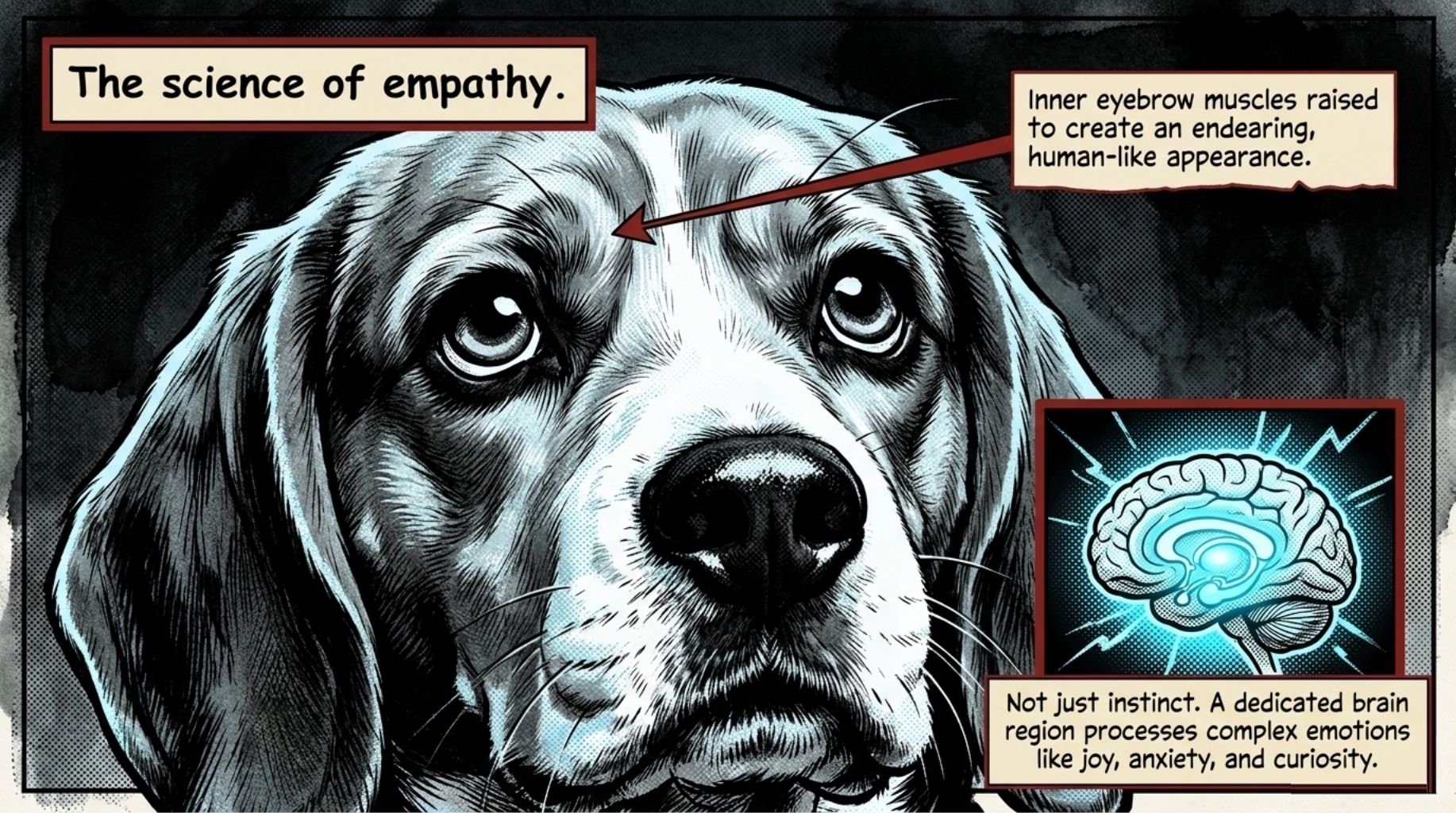 The science of dog empathy is written on his face