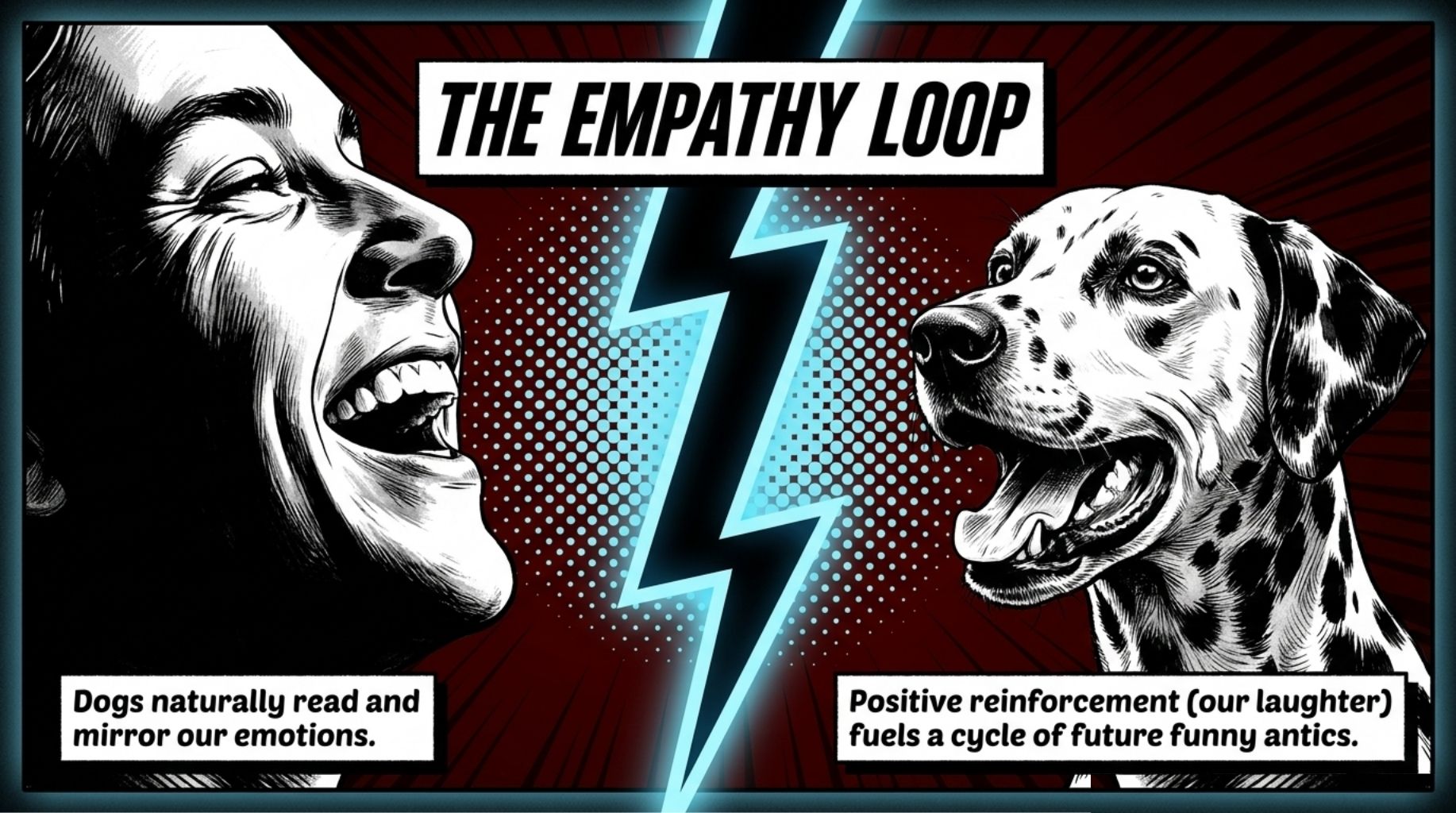 the empathy dog loop: dogs naturally read and mirror human emotions