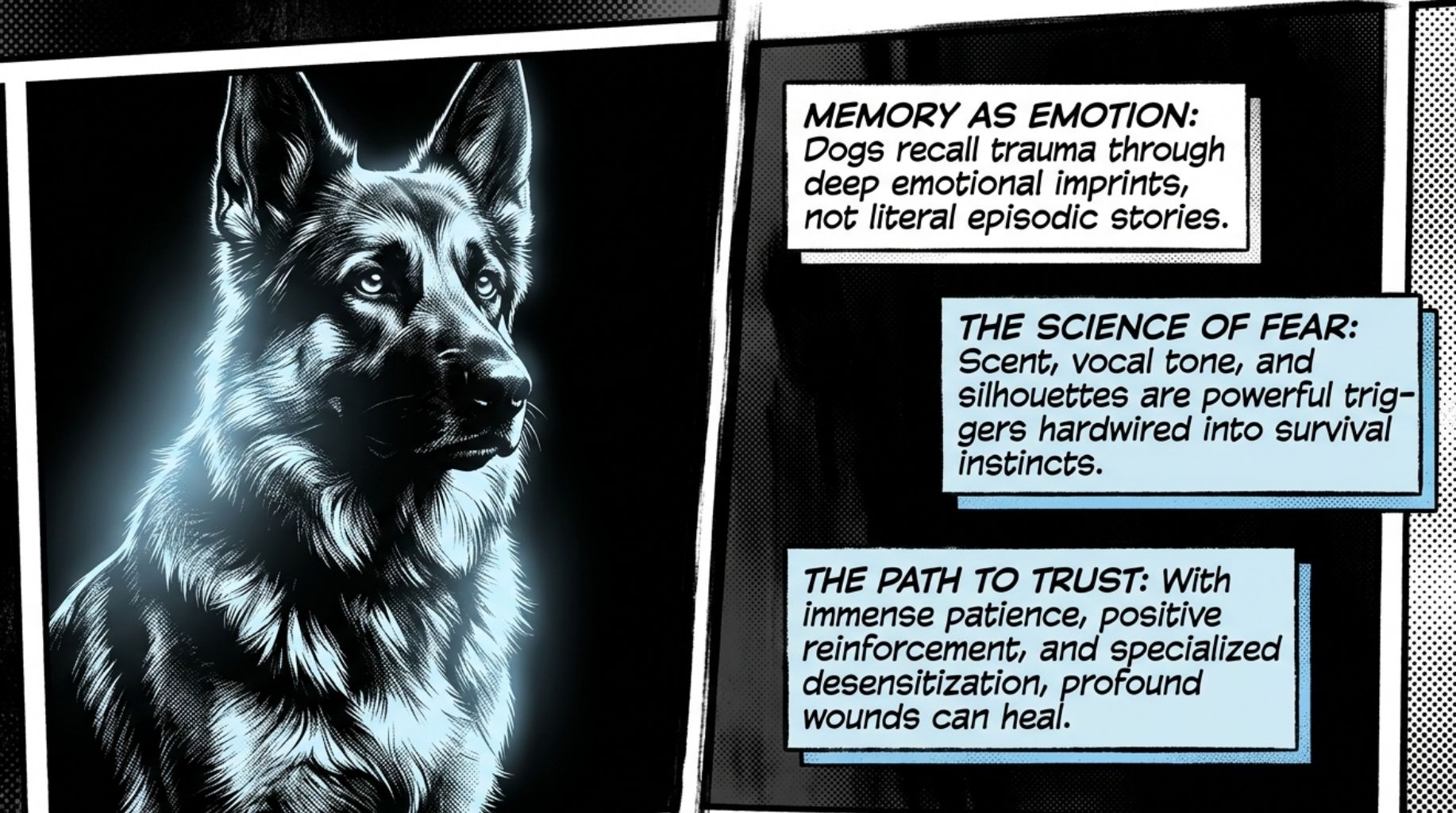 key takeaways of dog's painful past