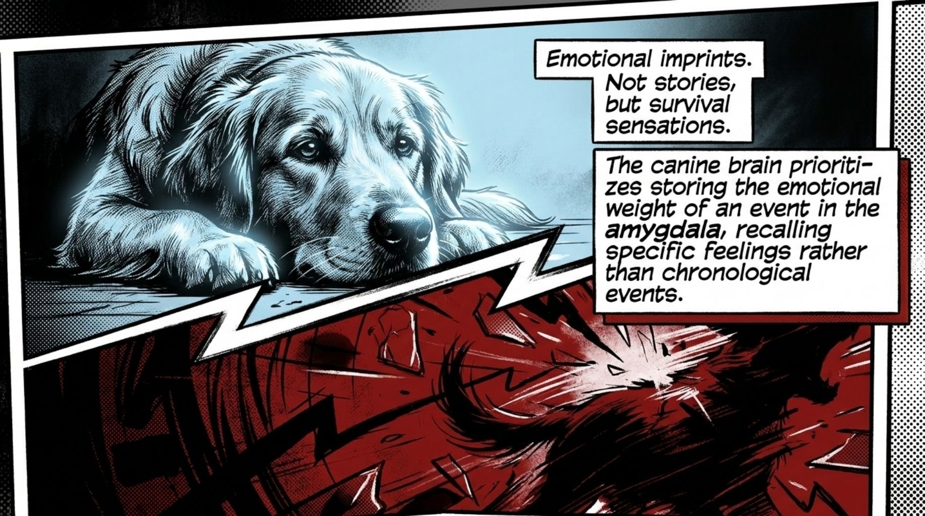 emotional imprints from the memory of dogs remember the people who hurt them
