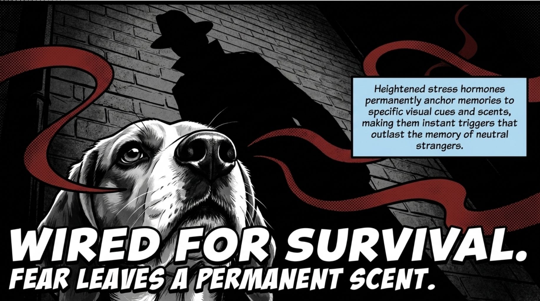 fear leaves a permanent scent for dogs