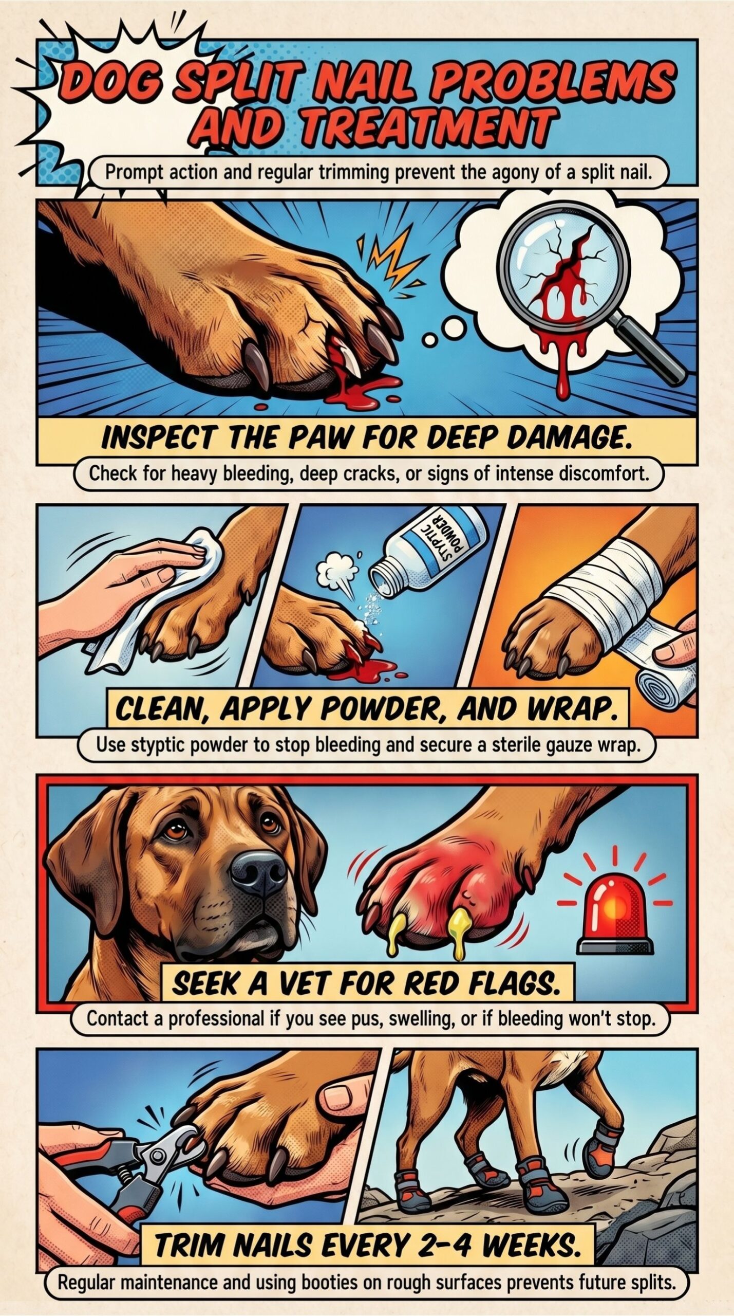 guide to split dog nails