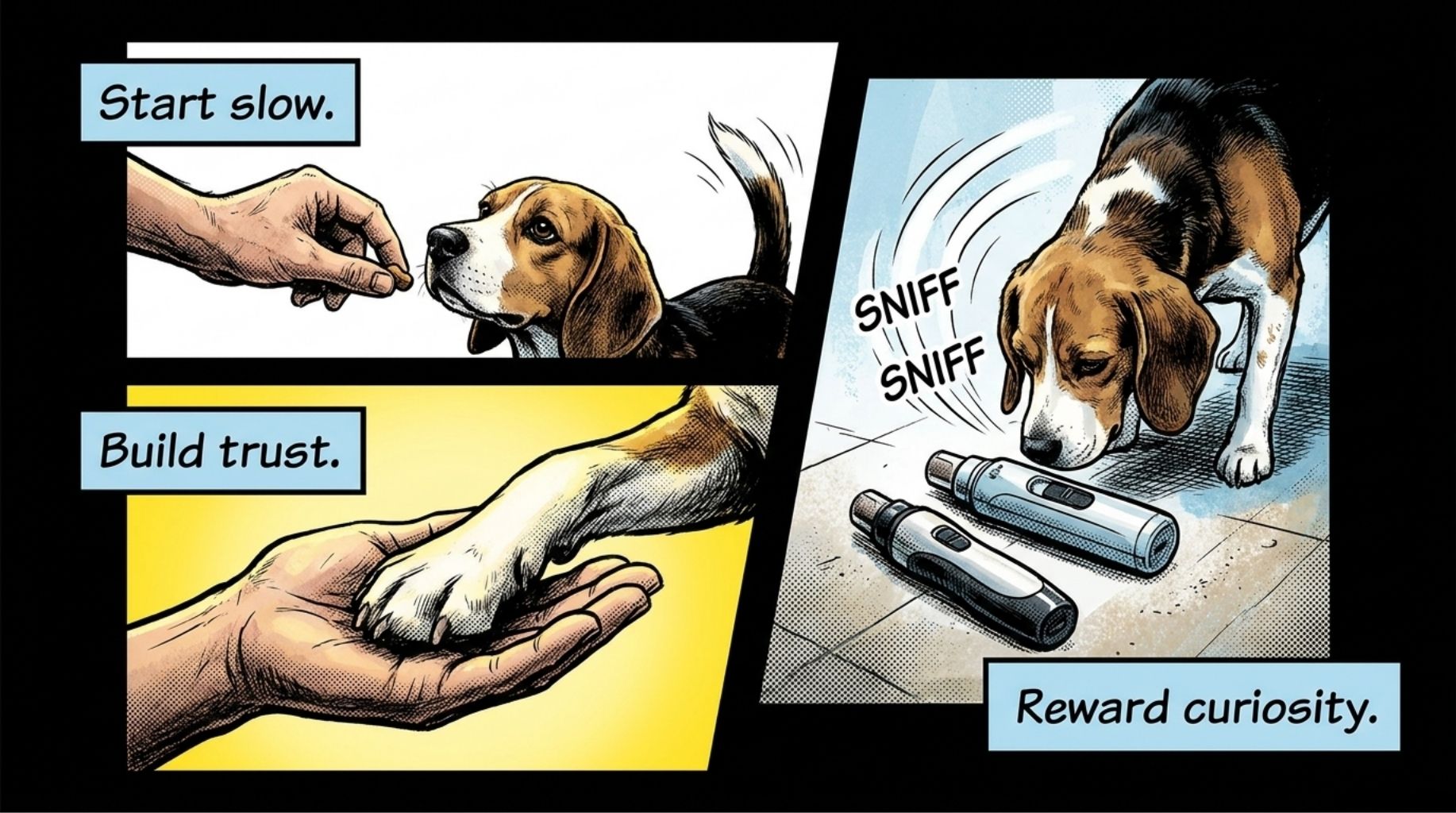 how to safe dog nail care