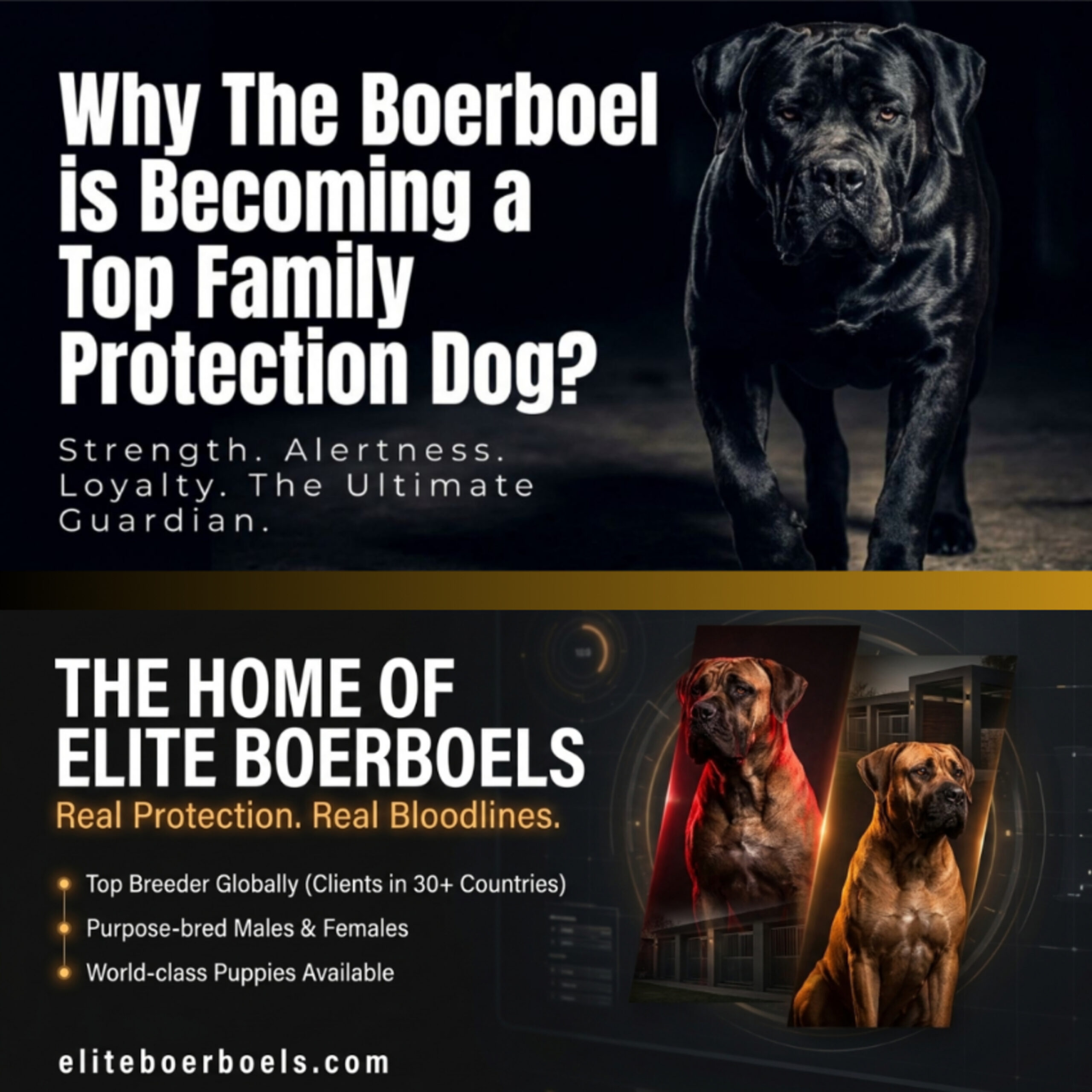 The Boerboel as Top Family Protection Dog