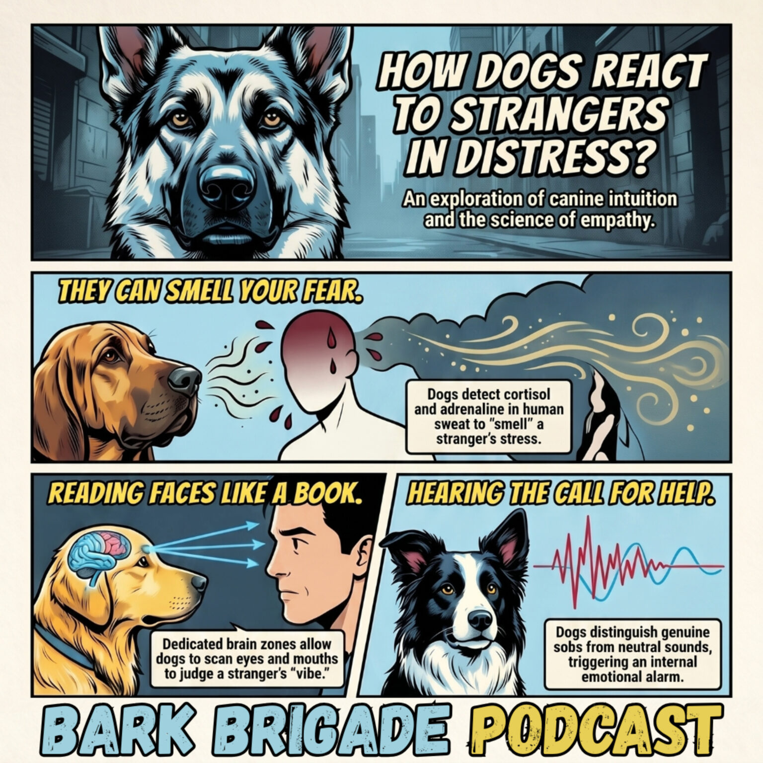 How Dogs Sense The Stress in People?