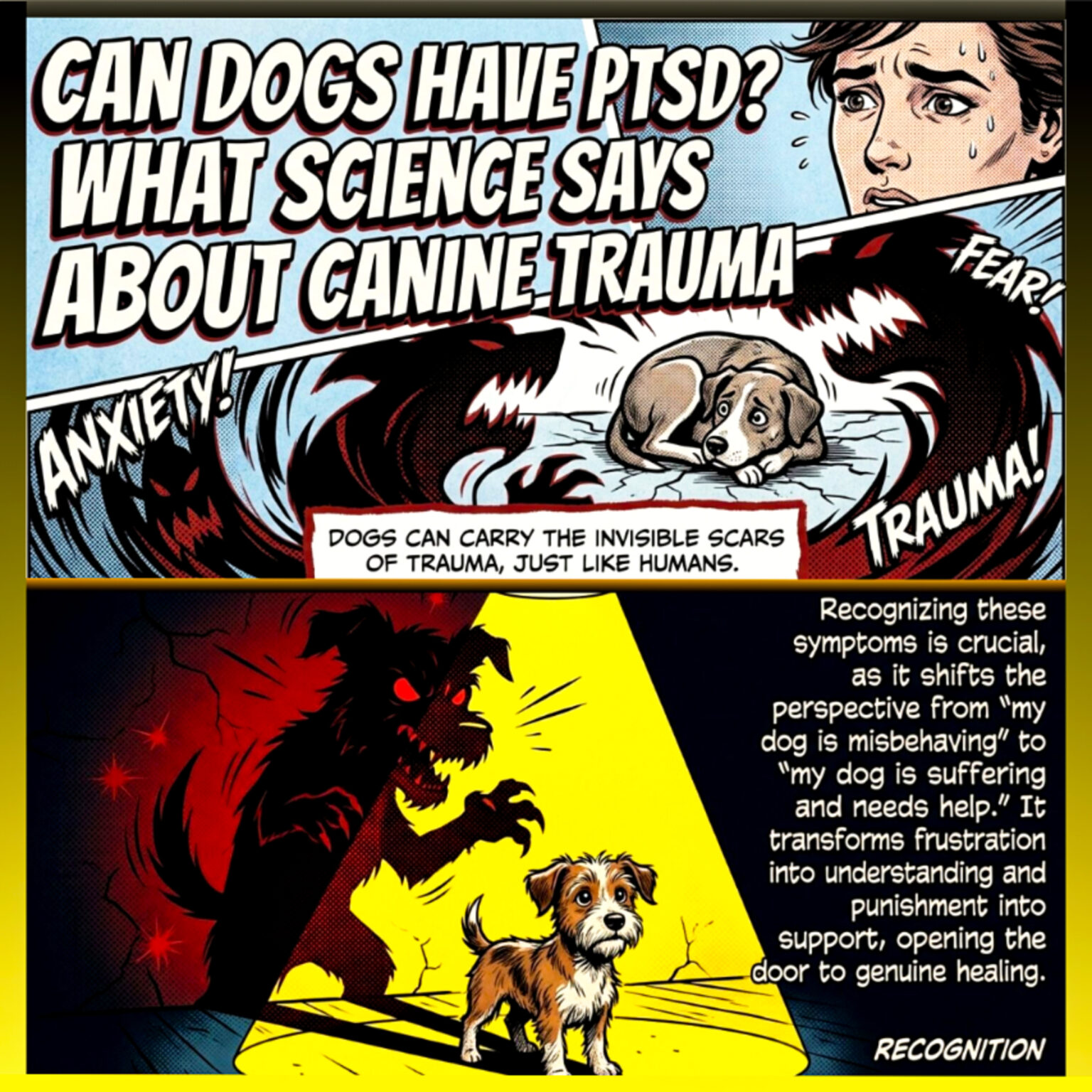 PTSD IN DOGS AND HOW TO OVERCOME THEIR TRAUMA