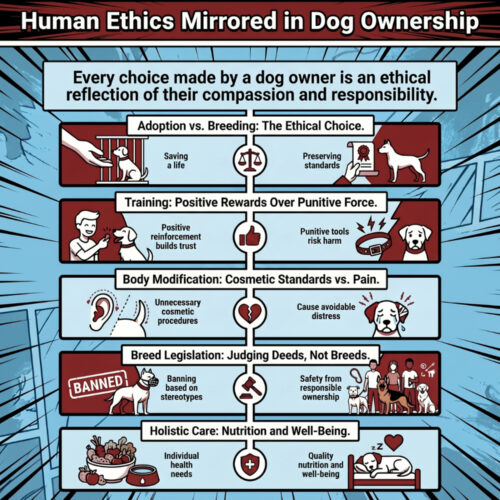 Human Ethics Mirrored in Dog Ownership